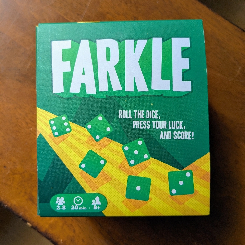 NWT FARKLE Dice Family Game